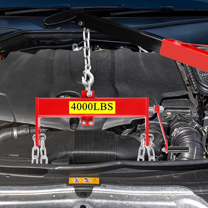 4000lbs 2 Ton Load Lever Engine Hoist Crane Cherry Picker Lift Tool Heavy Duty - Image 9
