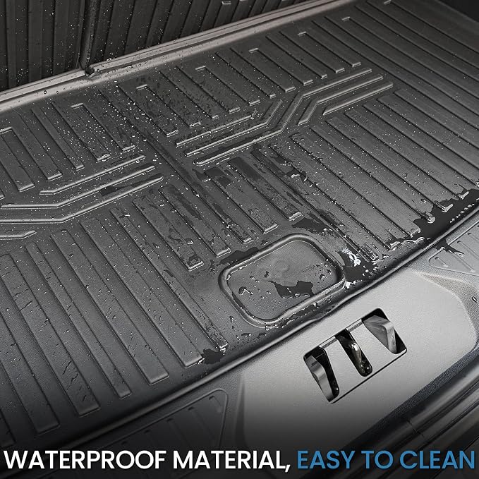 Cargo Mat with Backrest Mats for 2020-2024 2025 Ford Explorer Car Mat - Image 8