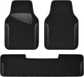 CAR PASS Waterproof Universal Faux Leather 3Pcs Car Floor Mats, Set of Vehicles by CARPASS
