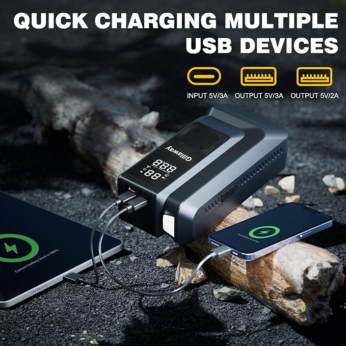 7-in-1 Jump Starter 4500A Car Jumper Starter Portable - Image 5