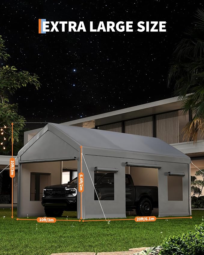 10 x 20FT Heavy Duty Carport - Image 7