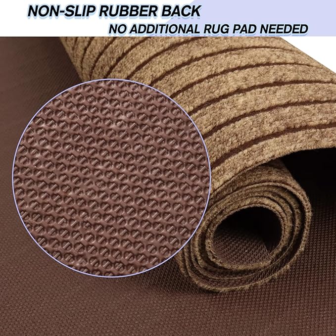 Custom Size Backed Non-Slip Area Rugs Runner, Easy Clean, Waterproof Runner - Image 4