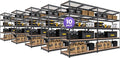 HOMEDANT 5 Tier Laminated Boltless Heavy Duty Garage Storage Adjustable Wide by TheBestOrganizingSolution