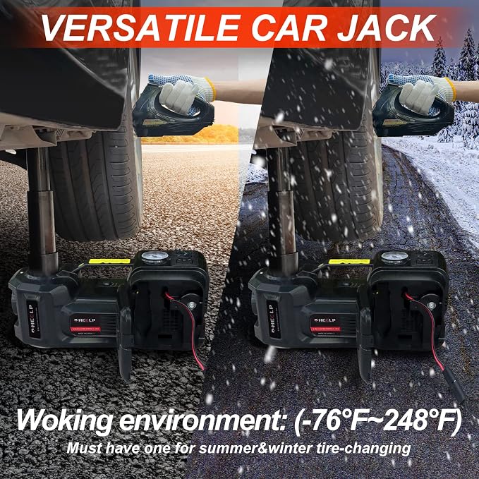 E-HEELP Electric Car Jack 5Ton 12V Kit Hydraulic - Image 9