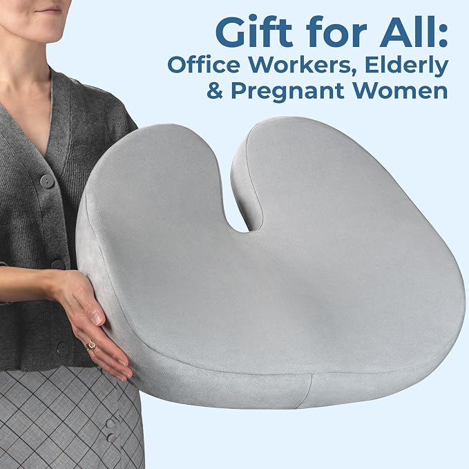 5 STARS UNITED Seat Cushion for Tailbone Pain Relief – Large Memory Foam - Image 7