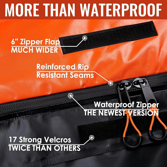 Car Rooftop Cargo Carrier Bag, 16 Cubic Feet Waterproof Car Topper Luggage - Image 3