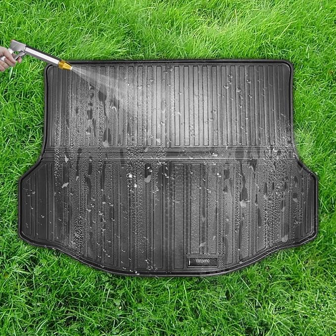 Vanseno Floor mats & CargoTrunk Liners and Backrest Mat Full Set Compatible - Image 6