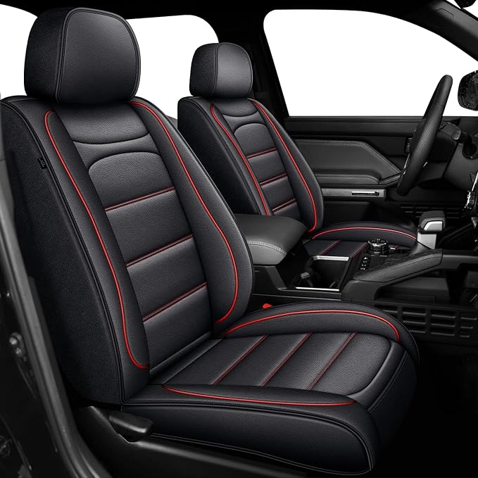 AOMSAZTO Ford Ranger Seat Covers: Full Set Custom Fit 2019 2020 2021 2022 2023 by AOMSAZTO