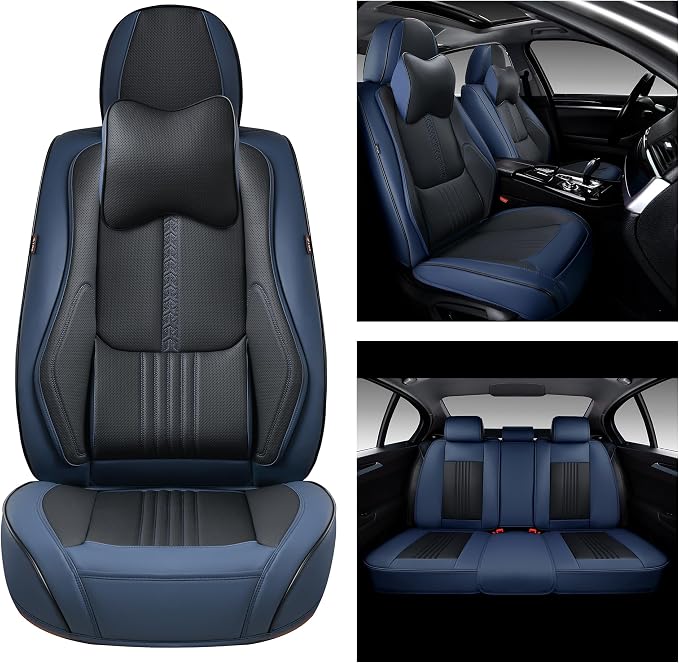 Car Seat Covers Full Set, Front and Rear Seat Covers - Image 2