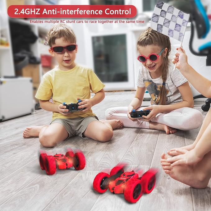 Remote Control Car Double Sided 360°Rotating 4WD RC Cars - Image 6