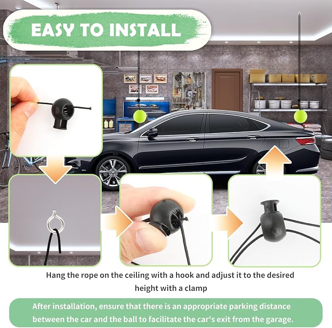 2PCS Tennis Garage Parking Aid - Image 6