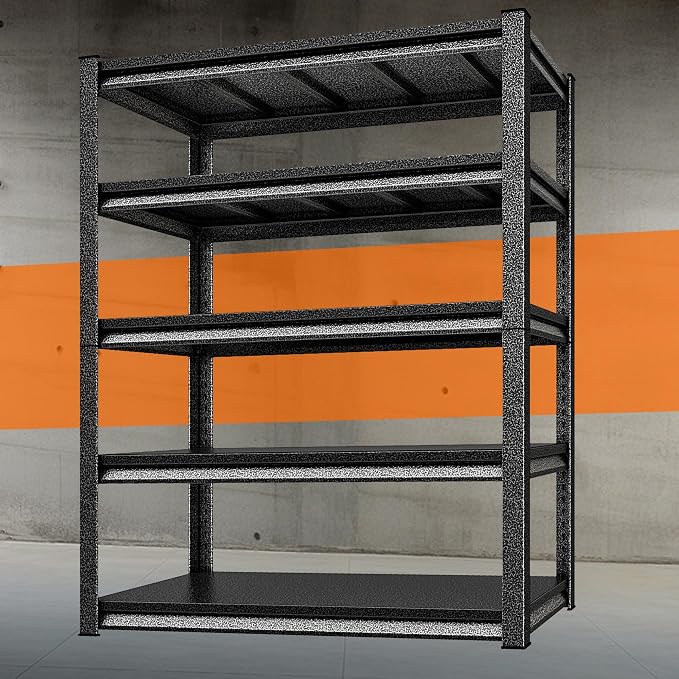 Garage Storage Shelves Heavy Duty, 48”W Garage Shelving and Storage Rack by Huhaneon
