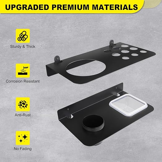 Coolant Funnel Kit Holder Storage Rack Includes 2 Plastic Removable Drip Cups - Image 4