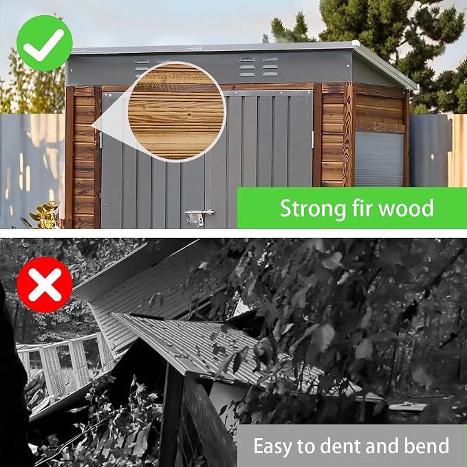 5x3 FT Outdoor Lean to Shed - Image 9