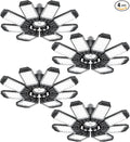 ISKYDRAW LED Garage Lights, 4 Pack Garage Lighting 260W 26000LM Bright Shop by ISKYDRAW