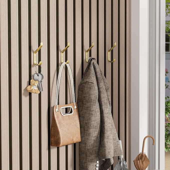 10-Pack Coat Hooks Wall Mounted: 20LB Heavy Duty Hanger - Image 5