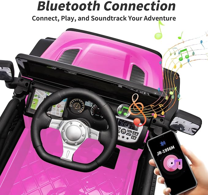 12V Kids Ride on Car Truck, Kids Electric Vehicles Car Ride on Toy - Image 7