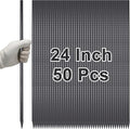 VVOKGO Rebar Stakes 24 Inch Ground Straight Concrete Form Stakes Heavy Duty by VVOKGO
