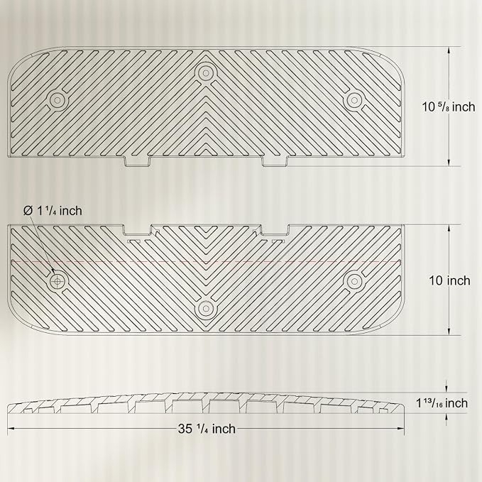 Heavy-Duty Rubber Speed Humps, Road Humps Bumps - Image 2