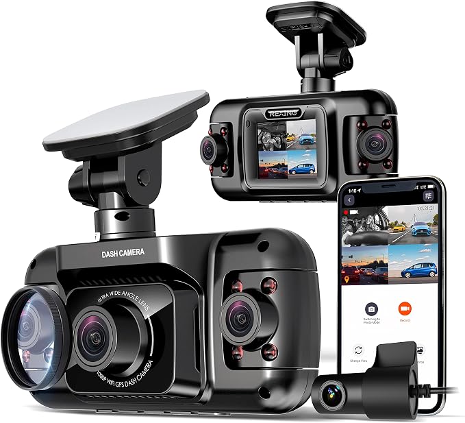 R4-4 Channel Dash Cam W/All Around 1080p Resolution, IR Night Vision, Parking by RexingUSA
