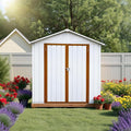 6 x 4 FT Outdoor Storage Metal Shed, Bike Garden Tool Shed by Unknown