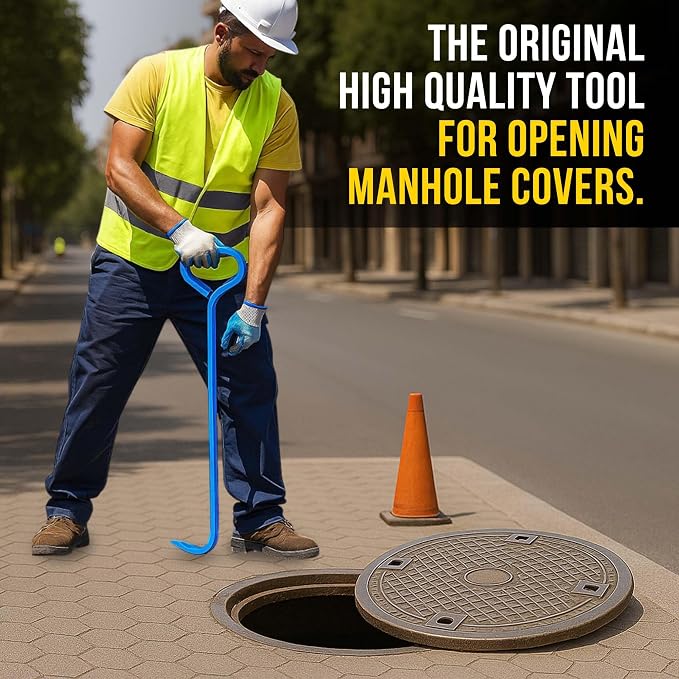 T&T Tools 24-Inch Manhole Hook Tool -Heavy Duty Single Hook - Image 5