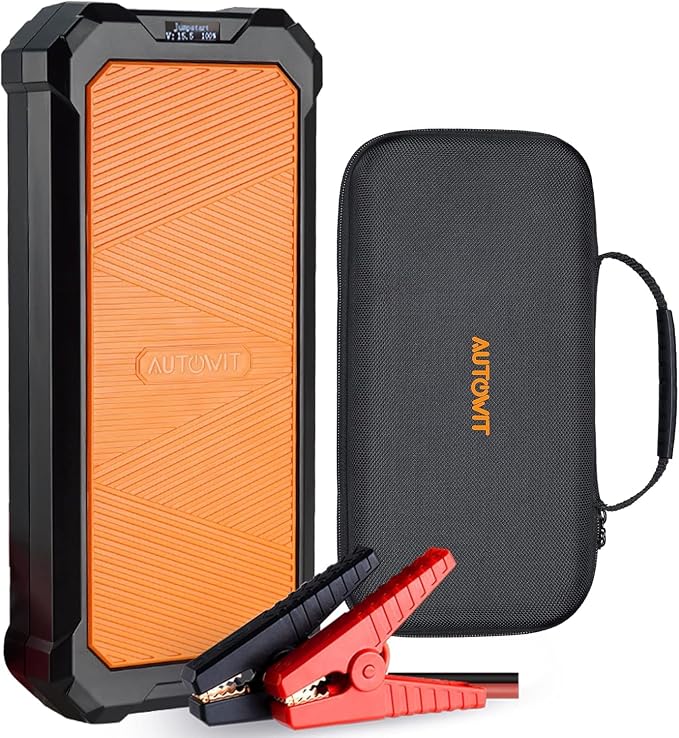 Autowit Super Capacitor Jump Starter, 12V Batteryless Portable Jump Box by AUTOWIT