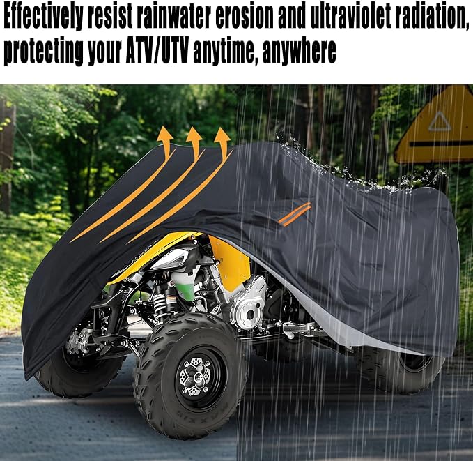 Car Cover 2-3 Seaters Outdoor Waterproof All-Weather Protection Outdoor Heavy - Image 5