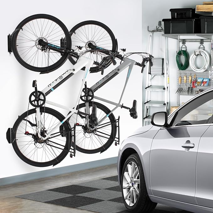 Swivel Bike Wall Mount, Bike Wall Hanger and Hooks, Hanging Bike Rack - Image 7