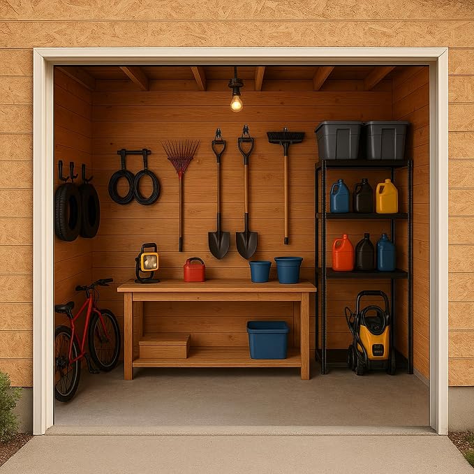 4 Pack Garage Hooks, Garage Tool Organizer Wall Mount, Heavy Duty - Image 6