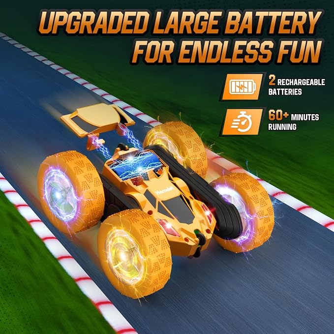 Remote Control Car, 360° Rotating 2.4GHz Fast Stunt RC Cars - Image 3