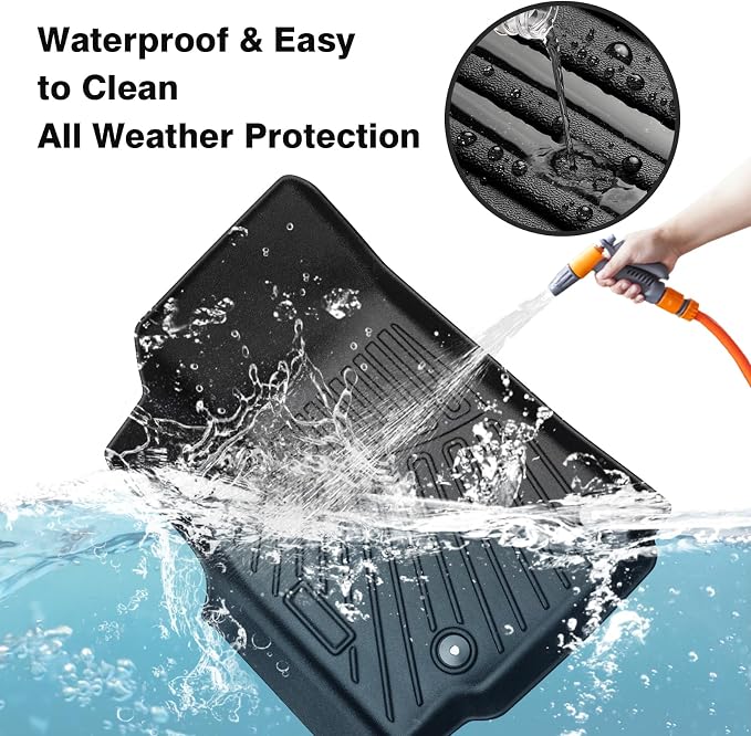 Powerty Floor Mats for 2021-2025 Jeep Grand Cherokee L 6 Seats Accessories All - Image 3