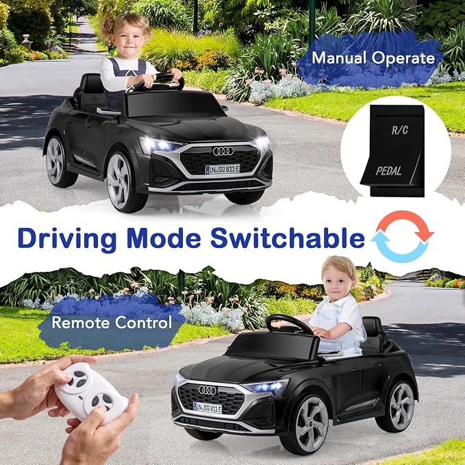 Licensed Audi SQ8 Ride on Car by OLAKIDS, 12V Kids Electric Vehicle - Image 4