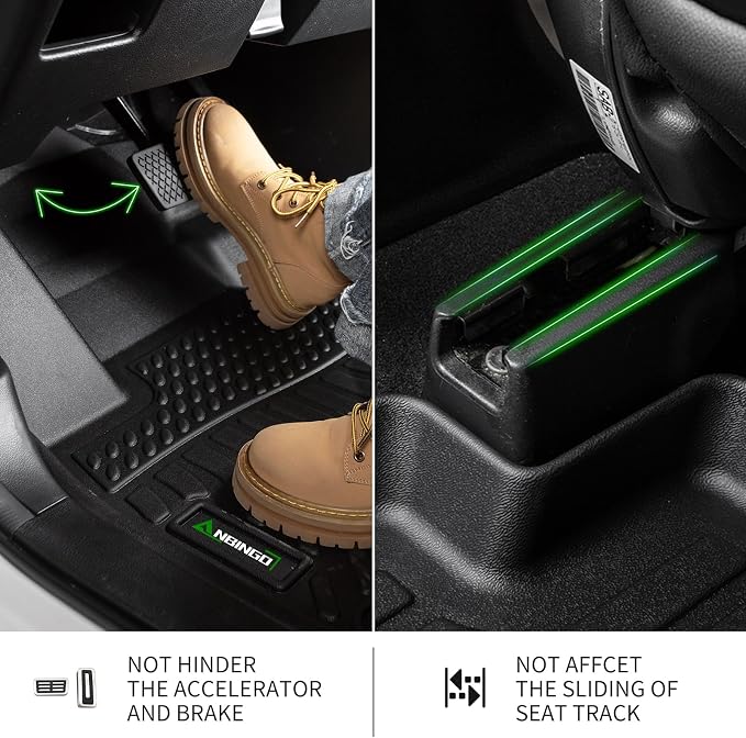 ANBINGO®Floor Mats Fit for Toyota 4Runner 2025 & Cargo Liner All Weather Mats - Image 4