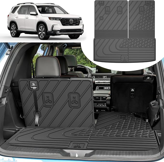 Original Cargo Mat Fit for Honda Pilot 2023-2025: Cargo Liner by TTXLIGHTING%C2%AE