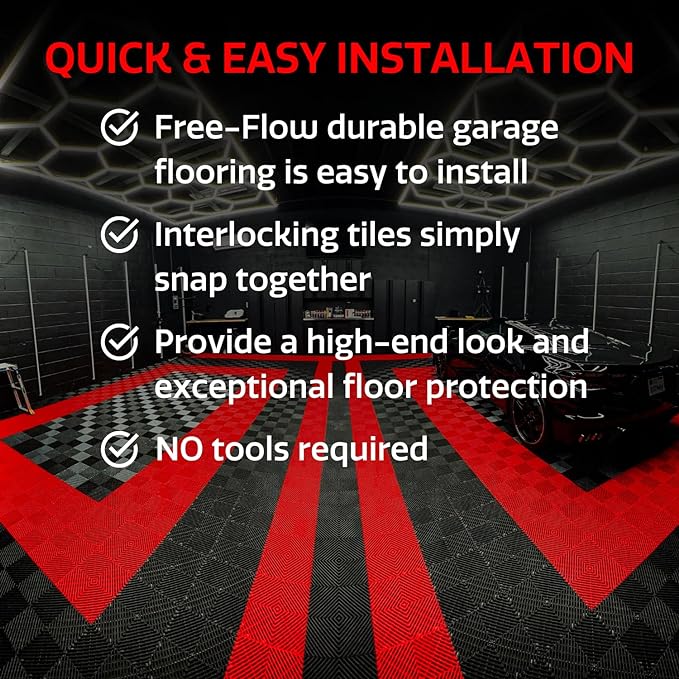 RaceDeck Free-Flow Open Rib Self-Draining Design, Durable Copolymer Plastic - Image 2