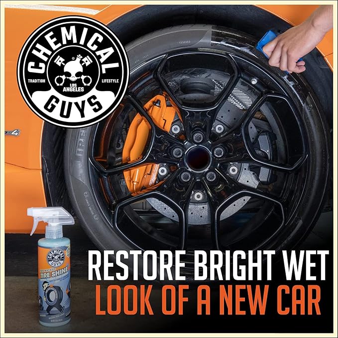 Chemical Guys Tire Kicker Sprayable Extra Glossy Tire Shine Safe - Image 3