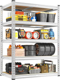 REIBII 72.05" H Storage Shelves 2300LBS Garage Shelving Heavy Duty Metal by REIBII