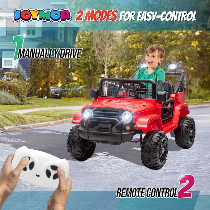 JOYMOR 12V Kids Ride on Truck - Image 3