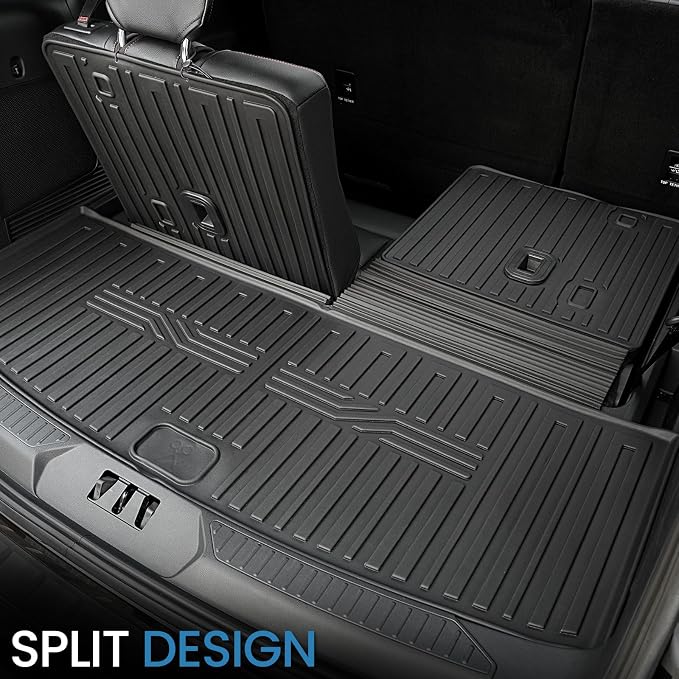 Cargo Mat with Backrest Mats for 2020-2024 2025 Ford Explorer Car Mat - Image 2
