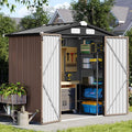 Aoxun 6x3.9 FT Shed Metal Outdoor Storage Shed Garden Shed by Aoxun