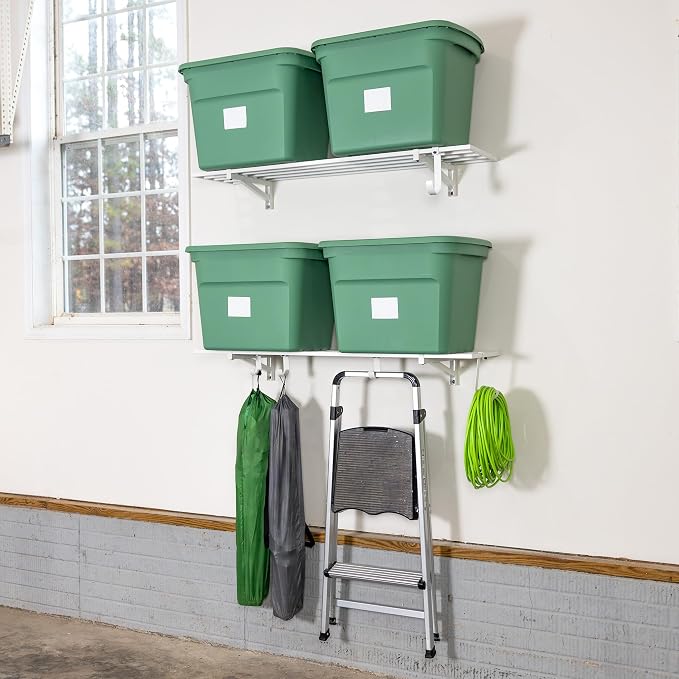 StoreYourBoard 2-Pack Heavy Duty Wall Shelves – Wall-Mounted Garage Storage - Image 8