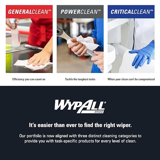 WypAll GeneralClean X60 Cloths Multi-Task Cleaning Wipes, Strong and Absorbent - Image 15