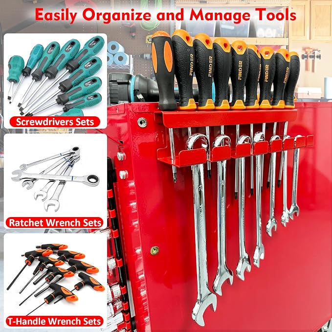 MUTUACTOR Magnetic Wrench Holder Heavy Duty, Anti-scratch Magnetic Mount - Image 4