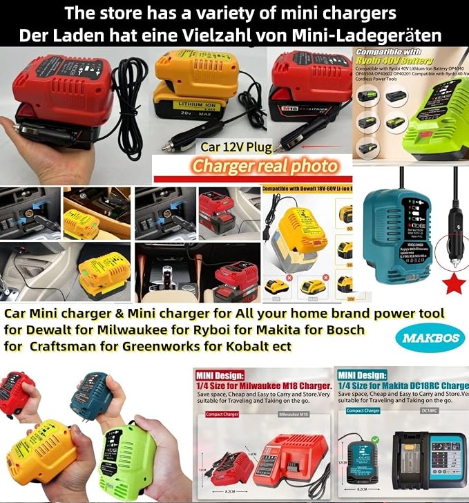Car Jump Starter Adapter for Craftsman 20V Battery, 12V Portable Car Jump - Image 9