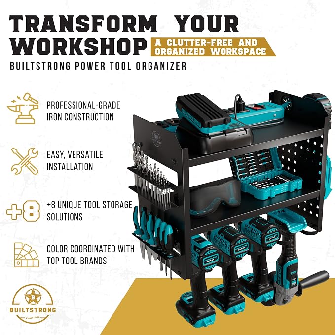 Power Tool Organizer Wall Mount - Image 3