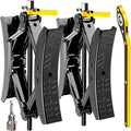 Camper Wheel Chock Stabilizer 2 Sets, Upgraded Side Grain Heavy Duty X-Shaped by CircleRoad