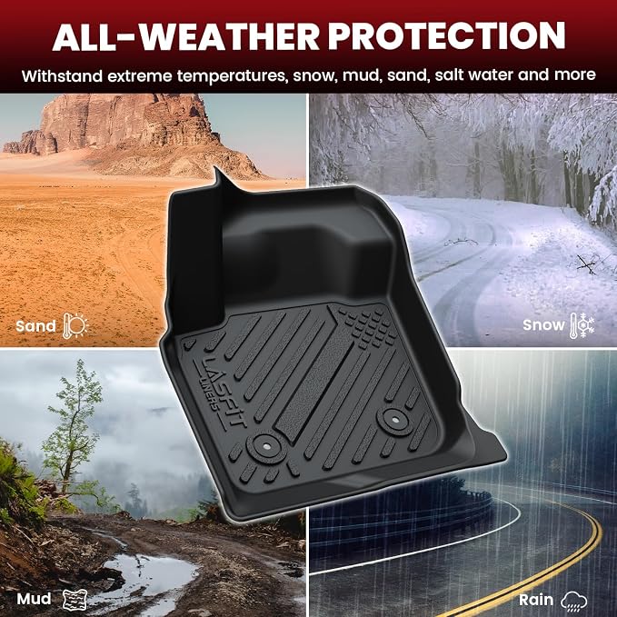 LASFIT Floor Mats & Cargo Mat for Lexus ES 2019-2025, TPE All Weather Custom - Image 7