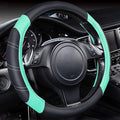 CAR PASS Line Rider Microfiber Leather Sporty Steering Wheel Cover Universal by CARPASS