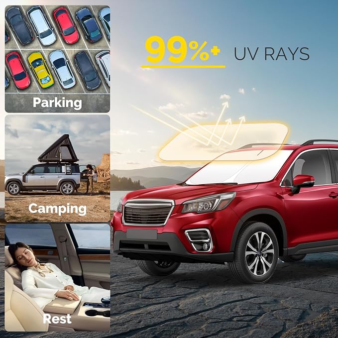 Car Windshield Sun Shade Compatible - Image 2